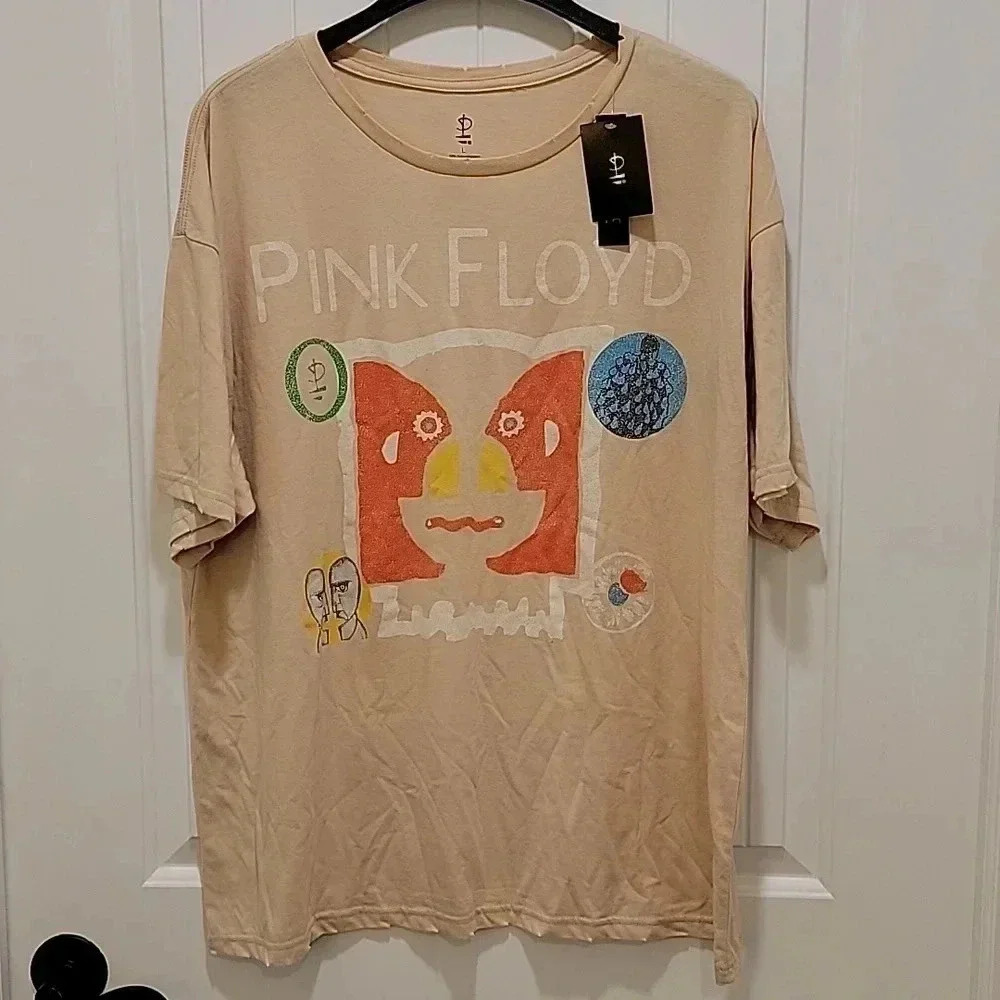 Pink Floyd Oversized Cream Tshirt Size Large - Picture 6 of 6